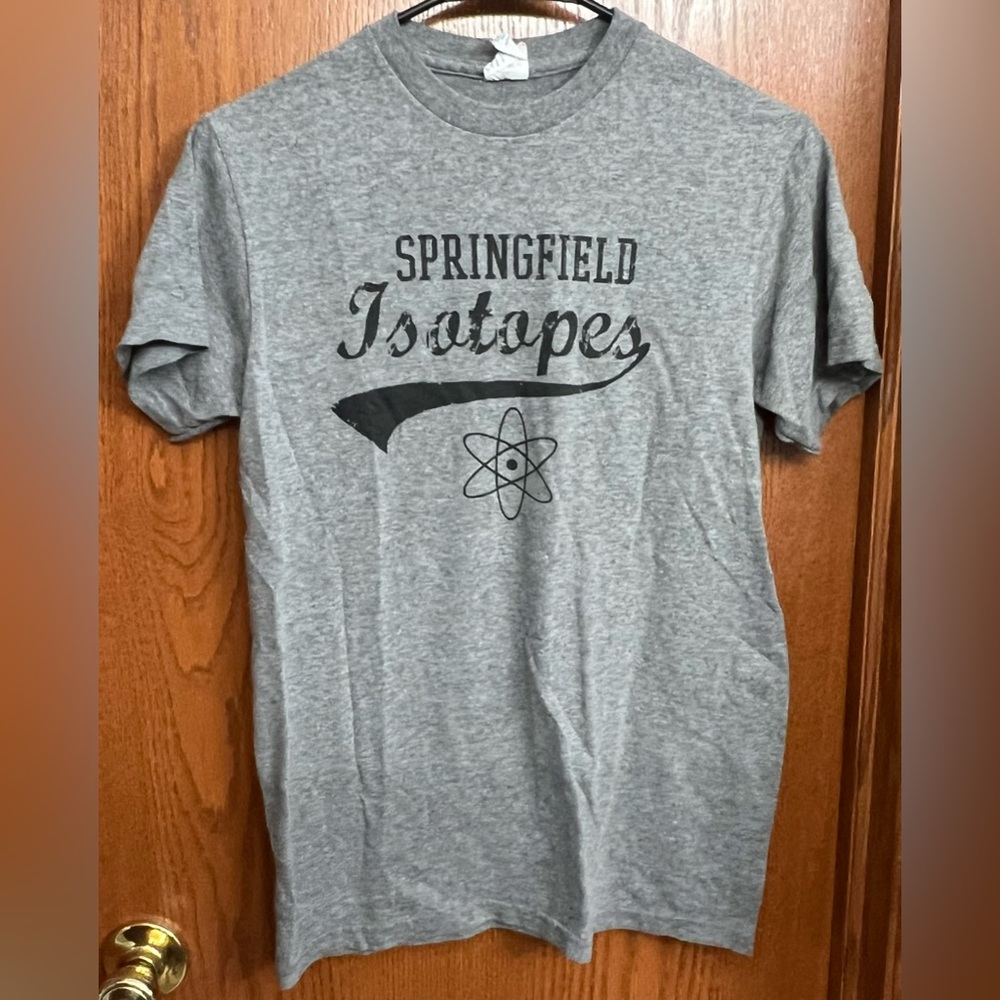 Men’s Gray Springfield Isotopes Tshirt Size S